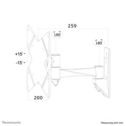 NeoMounts 10"-40" TV/Monitor Swivel Wall Mount | FPMA-W825 Wall Mount Bracket NeoMounts