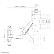 Neomounts 10"-40" Full Motion Wall Mount Bracket | FPMA-W950 Wall Mount Bracket NeoMounts