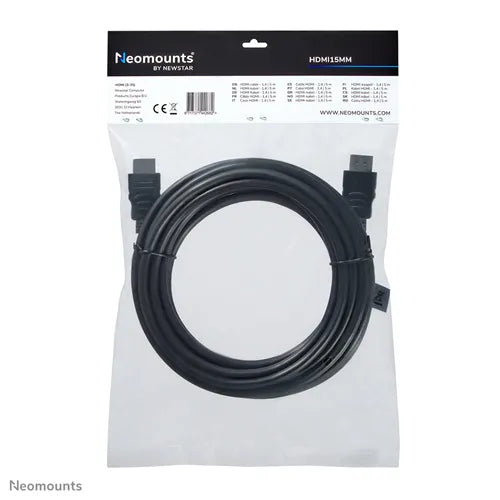 NeoMounts HDMI15MM HDMI Cable - 5 Meter