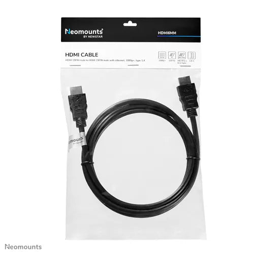 NeoMounts HDMI6MM HDMI Cable - 1.8 Meter HDMI Cable NeoMounts