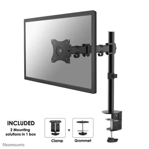 Neomounts 10" - 27" Monitor Arm Desk Mount | NM-D135BLACK Monitor Arm Desk Mount NeoMounts