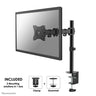 Neomounts 10" - 27" Monitor Arm Desk Mount | NM-D135BLACK