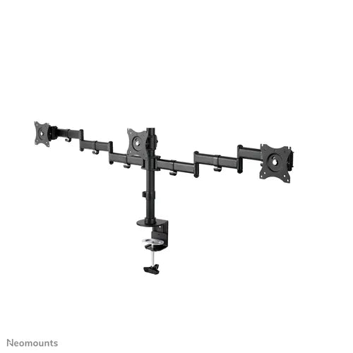 Neomounts 10" - 27" Triple LCD Desk Mount | NM-D135D3BLACK Monitor Arm Desk Mount NeoMounts