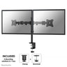 Neomounts 10"-27" Dual LCD Desk Mount | NM-D135DBLACK