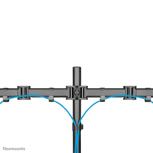 Neomounts 10"-27" Dual LCD Desk Mount | NM-D135DBLACK Monitor Arm Desk Mount NeoMounts