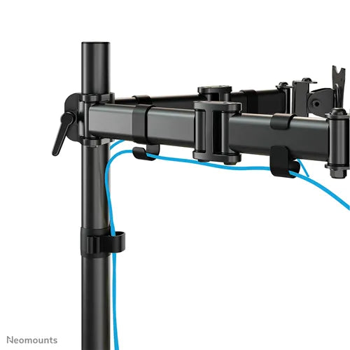 Neomounts 10"-27" Dual LCD Desk Mount | NM-D135DBLACK Monitor Arm Desk Mount NeoMounts