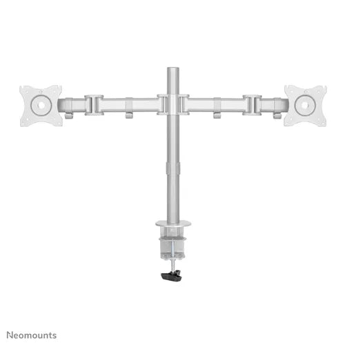 NeoMounts NM-D135DSILVER Monitor Arm Desk Mount - For Two 10-27" Screen Monitor Arm Desk Mount NeoMounts