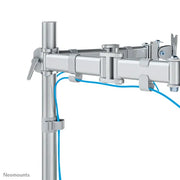 NeoMounts NM-D135DSILVER Monitor Arm Desk Mount - For Two 10-27" Screen Monitor Arm Desk Mount NeoMounts