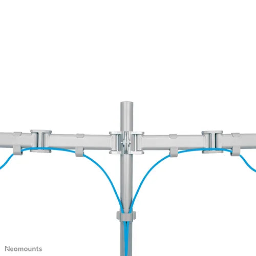 NeoMounts NM-D135DSILVER Monitor Arm Desk Mount - For Two 10-27" Screen Monitor Arm Desk Mount NeoMounts