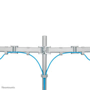 NeoMounts NM-D135DSILVER Monitor Arm Desk Mount - For Two 10-27" Screen Monitor Arm Desk Mount NeoMounts