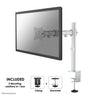 NeoMounts NM-D135SILVER Monitor Arm Desk Mount - For 10-30" Screen