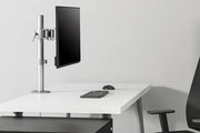 NeoMounts NM-D135SILVER Monitor Arm Desk Mount - For 10-30" Screen Monitor Arm Desk Mount NeoMounts