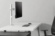 NeoMounts 10"-30" Monitor Arm Desk Mount | NM-D135WHITE Monitor Arm Desk Mount NeoMounts