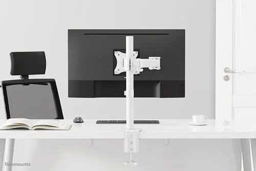 NeoMounts 10"-30" Monitor Arm Desk Mount | NM-D135WHITE Monitor Arm Desk Mount NeoMounts