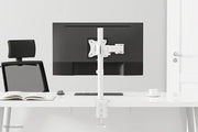 NeoMounts 10"-30" Monitor Arm Desk Mount | NM-D135WHITE Monitor Arm Desk Mount NeoMounts