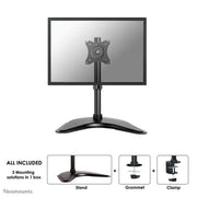 Neomounts 10" - 30" Monitor Arm Desk Mount | NM-D335BLACK Monitor Arm Desk Mount NeoMounts