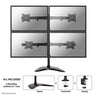 Neomounts 10" - 27" Quad Monitor Desk Mount | NM-D335D4BLACK