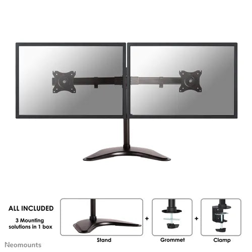Neomounts 10" - 27" Monitor Arm Desk Mount | NM-D335DBLACK Monitor Arm Desk Mount NeoMounts