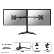 Neomounts 10" - 27" Monitor Arm Desk Mount | NM-D335DBLACK Monitor Arm Desk Mount NeoMounts