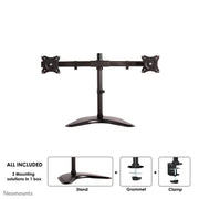 Neomounts 10" - 27" Monitor Arm Desk Mount | NM-D335DBLACK Monitor Arm Desk Mount NeoMounts