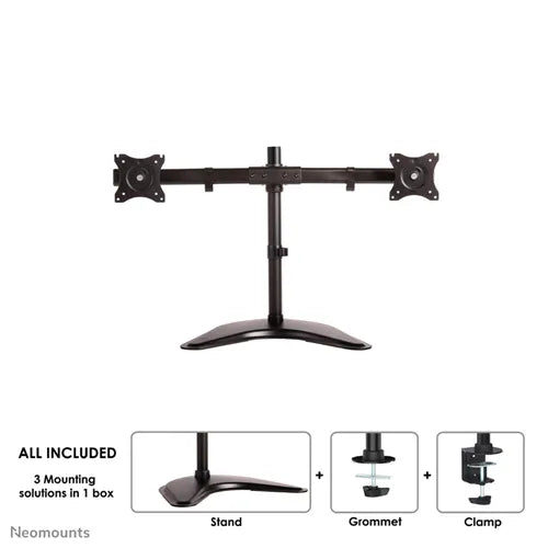 Neomounts 10" - 27" Monitor Arm Desk Mount | NM-D335DBLACK Monitor Arm Desk Mount NeoMounts