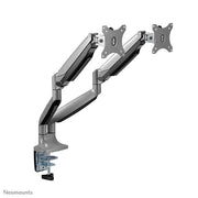 NeoMounts 10"-32" Dual Monitor Arm Desk Mount | NM-D750DSILVER Monitor Arm Desk Mount NeoMounts