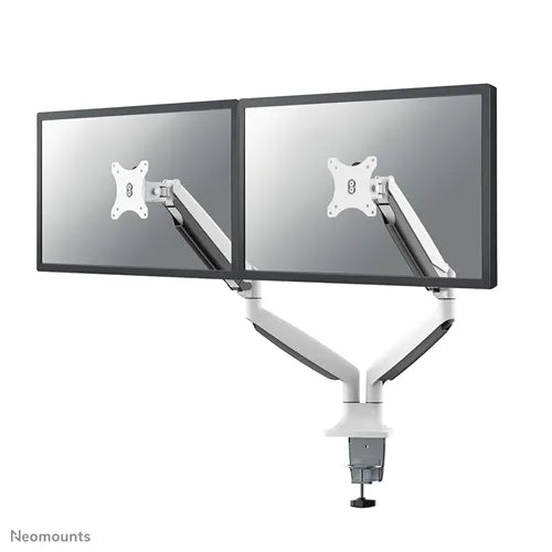 NeoMounts NM-D750DWHITE Monitor Arm Desk Mount - For Two 10-32" Monitor Screens Monitor Arm Desk Mount NeoMounts