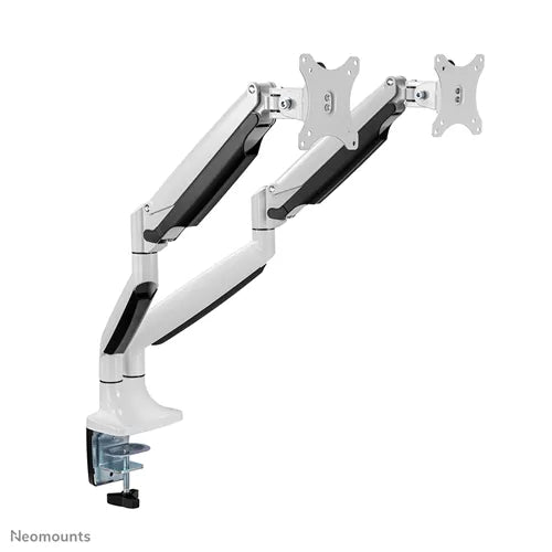 NeoMounts NM-D750DWHITE Monitor Arm Desk Mount - For Two 10-32" Monitor Screens Monitor Arm Desk Mount NeoMounts