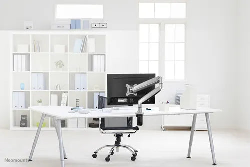 NeoMounts NM-D750SILVER Monitor Arm Desk Mount - For 10-32" Monitor Screen Monitor Arm Desk Mount NeoMounts