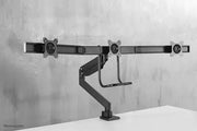 Neomounts 17"-27" Dual Monitor Arm Desk Mount | NM-D775DX3BLACK Monitor Arm Desk Mount NeoMounts