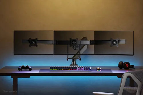 Neomounts 17"-27" Dual Monitor Arm Desk Mount | NM-D775DX3BLACK Monitor Arm Desk Mount NeoMounts