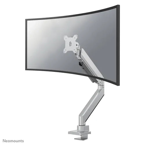 NeoMounts NM-D775SILVERPLUS Monitor Arm Desk Mount For Curved Screens - For 10-49" Screens Monitor Arm Desk Mount NeoMounts