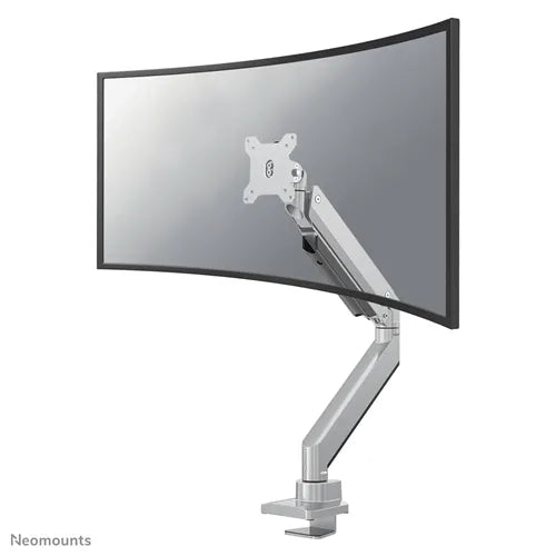 NeoMounts NM-D775SILVERPLUS Monitor Arm Desk Mount For Curved Screens - For 10-49" Screens