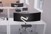 Neomounts 10" - 49" Monitor Arm Desk Mount for Curved Screens | NM-D775WHITEPLUS Monitor Arm Desk Mount NeoMounts