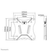 Neomounts 10" - 30" Ultra Thin Wall Mount Bracket | NM-W25BLACK Wall Mount Bracket NeoMounts