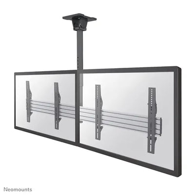 Neomounts NMPRO-CMB2 32"-55"/65", 114 cm Pole Dual Ceiling Menu Board Mount Ceiling Mount Brackets NeoMounts