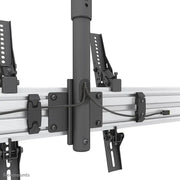 Neomounts NMPRO-CMB2 32"-55"/65", 114 cm Pole Dual Ceiling Menu Board Mount Ceiling Mount Bracket NeoMounts