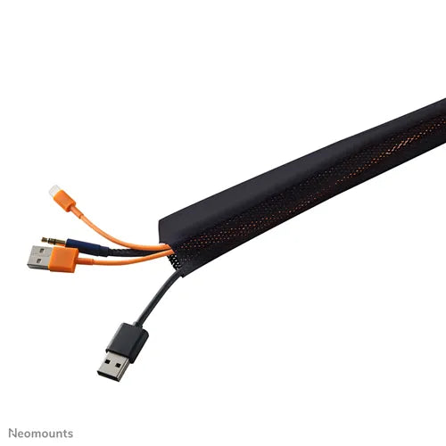NeoMounts NS-CS200BLACK Cable Sock - Black Mounting Accessory NeoMounts