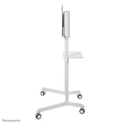 Neomounts 37" - 70" Monitor/TV Floor Stand/Trolley | NS-M1250WHITE Mobile Trolley NeoMounts