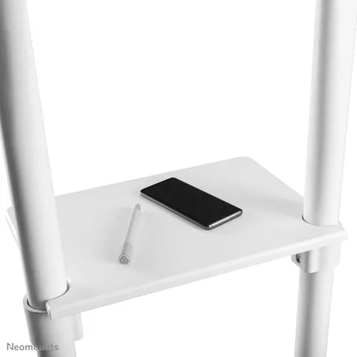 Neomounts 37" - 70" Monitor/TV Floor Stand/Trolley | NS-M1250WHITE Mobile Trolley NeoMounts
