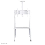 NeoMounts NS-M1500WHITE Rolling Floor Stand - For 32-65" Screen Mobile Trolley NeoMounts