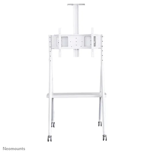 NeoMounts NS-M1500WHITE Rolling Floor Stand - For 32-65" Screen Mobile Trolley NeoMounts