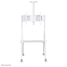 NeoMounts NS-M1500WHITE Rolling Floor Stand - For 32-65" Screen
