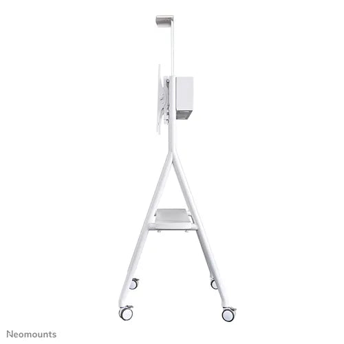 NeoMounts NS-M1500WHITE Rolling Floor Stand - For 32-65" Screen Mobile Trolley NeoMounts