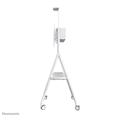 NeoMounts NS-M1500WHITE Rolling Floor Stand - For 32-65" Screen Mobile Trolley NeoMounts