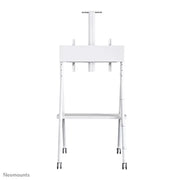 NeoMounts NS-M1500WHITE Rolling Floor Stand - For 32-65" Screen Mobile Trolley NeoMounts