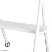 NeoMounts NS-M1500WHITE Rolling Floor Stand - For 32-65" Screen Mobile Trolley NeoMounts