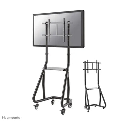 Neomounts 32" - 80" Monitor/TV Floor Stand/Trolley | NS-M3600BLACK Large Flat Screen Display Trolley NeoMounts