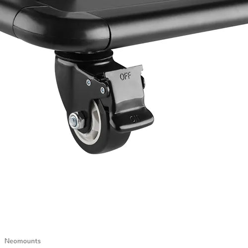 Neomounts 60" - 105" Monitor/TV Floor Stand/Trolley | NS-M4000BLACK Mobile Trolley NeoMounts