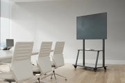 Neomounts 60" - 105" Monitor/TV Floor Stand/Trolley | NS-M4000BLACK Mobile Trolley NeoMounts